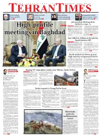 High-Profile Meetings in Baghdad