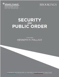 Security Public Order