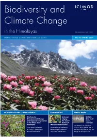 Biodiversity and Climate Change in the Himalayas