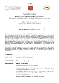 Draft Programme Firenze EN