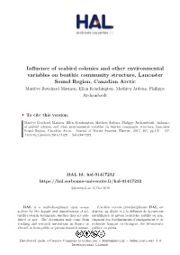 Influence of Seabird Colonies and Other Environmental Variables On