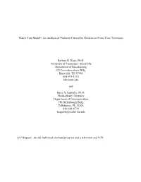 Inquiry Into the Effectiveness of the Broadcasting Codes of Practice