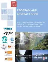 Program and Abstract Book