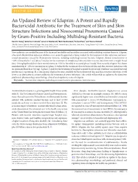 An Updated Review of Iclaprim