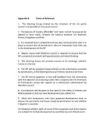 Appendix B Terms of Reference 1. the Steering Group Chaired by The