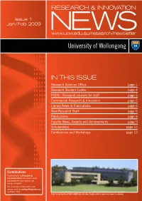 Research & Innovation in This Issue