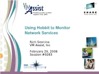 Using Hobbit to Monitor Network Services