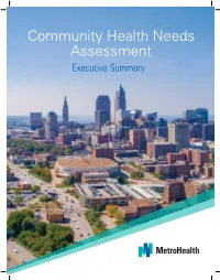 Community Health Needs Assessment Executive Summary Letter to the Community