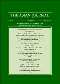 High-Speed Rail Services in Asia