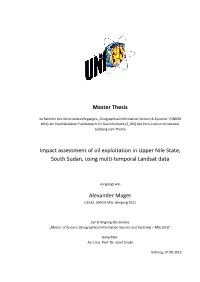 Master Thesis Impact Assessment of Oil Exploitation in Upper Nile State