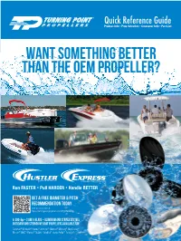 Want Something Better Than the OEM Propeller?