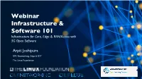 World Bank Webinar Infrastructure and Software