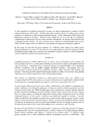 A Software Safety Process for Safety-Critical Advanced Automotive Systems