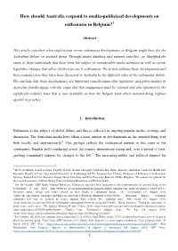 Best Interests Principle – Last 20 Years