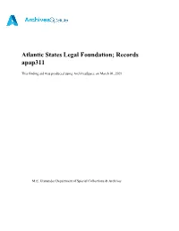 Finding Aid Was Produced Using Archivesspace on March 01, 2021