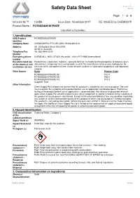 Safety Data Sheet CS: 1.7.2