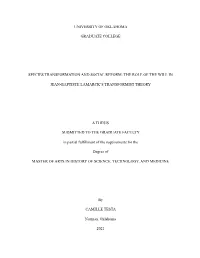 The Role of the Will in Jean-Baptiste Lamarck's Transformist Theory