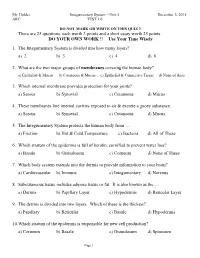 There Are 25 Questions, Each Worth 3 Points and a Short Essay Worth 25 Points. DO YOUR OWN WORK !! Use Your Time Wisely 1. T