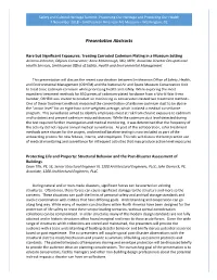 2018 Summit Program Abstracts