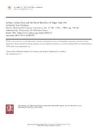Arthur Gordon Pym and the Novel Narrative of Edgar Allan Poe Author(S): Lisa Gitelman Source: Nineteenth-Century Literature, Vol