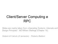Chapter 16 Client/Server Computing