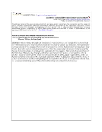 Constructivism and Comparative Cultural Studies