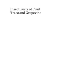 Insect Pests of Fruit Trees and Grapevine