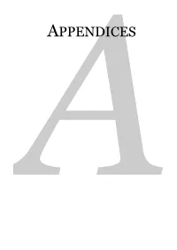 APPENDICES 206 Appendices