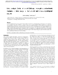 Decentralized Control of Insect Walking – a Simple Neural Network Explains a Wide Range of Behavioral and Neurophysiological R