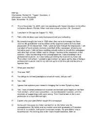 FNP 53 Interviewee: Herbert M