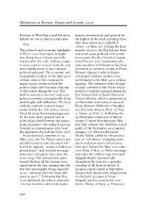 Melanesia in Review: Issues and Events, 2002