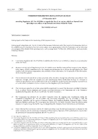 Commission Implementing Regulation (Eu) 2019/2105