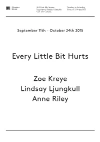 Every Little Bit Hurts