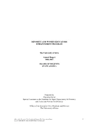 Minority and Women Educators Enhancement Program