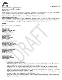 DRAFT Minutes TCC Meeting 4-28-21