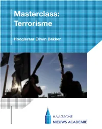 Masterclass: Terrorisme