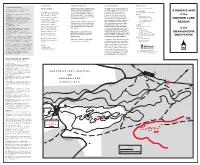 A HIKER's MAP of the MOHONK LAKE REGION in The