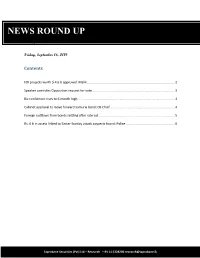 News Round Up
