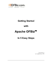 Apache Ofbiz™