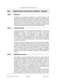 B.8 Subdivision and Development Issues