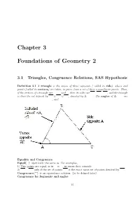 Chapter 3 Foundations of Geometry 2