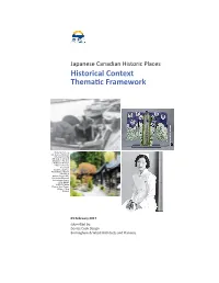 Historical Context Thematic Framework