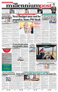 Next Budget May Not Be Populist, Hints PM Modi