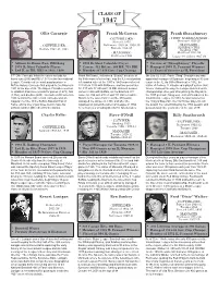 Class of 1947