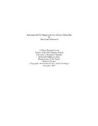 Exploring Land Use Changes in the City of Irvine's Master Plan by Julia