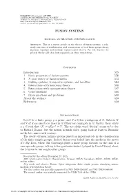 Fusion Systems