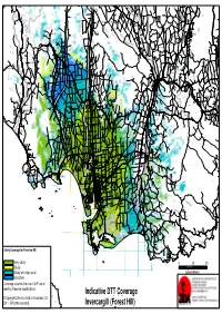 Indicative DTT Coverage Invercargill (Forest Hill)