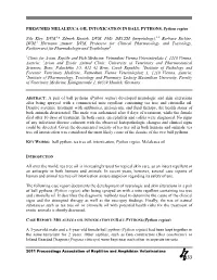 2011: Presumed Melaleuca Oil Intoxication in Ball Pythons