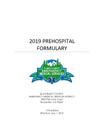 Drug Formulary 2019