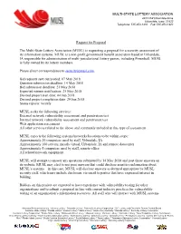 (MUSL) Is Requesting a Proposal for a Security Assessment of Its Information Systems